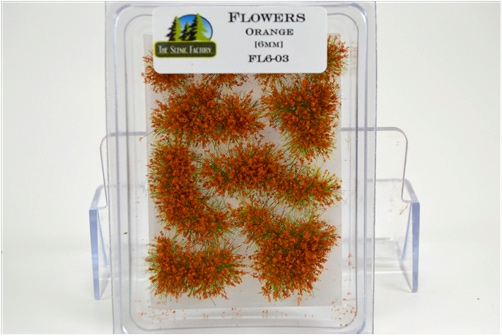 Flowers 6mm Fine Flake - Orange