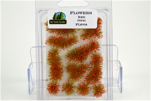 Flowers 6mm Fine Flake - Red