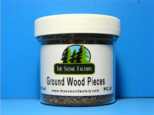 Ground Wood Pieces