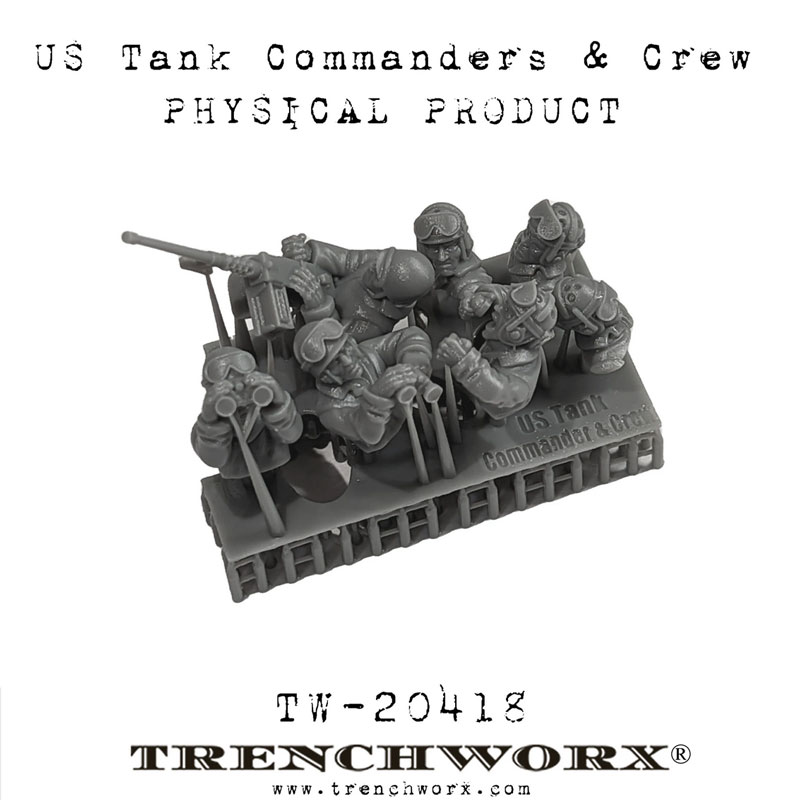 US Tank Commanders & Crew