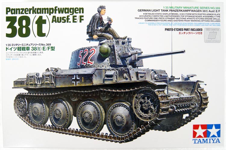 WWII German Panzerkampfwagen 38(t) Ausf.E/F  