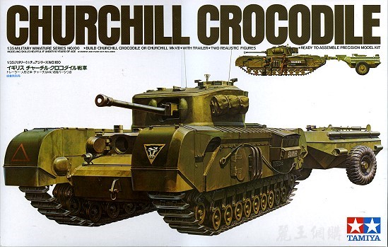 Churchill/Crocodile Tank w/Trailer & Crew