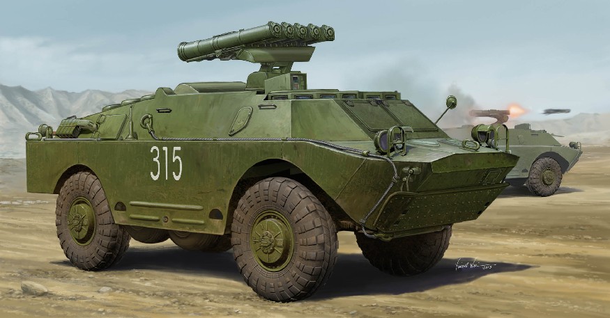 Russian 9P148 Konkurs (BRDM2 Spandrel) Armored Vehicle