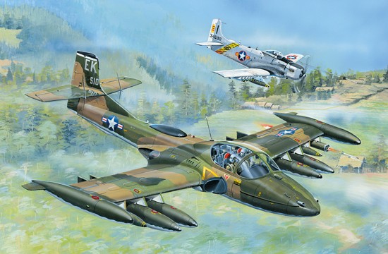 US A37A Dragonfly Light Ground Attack Aircraft