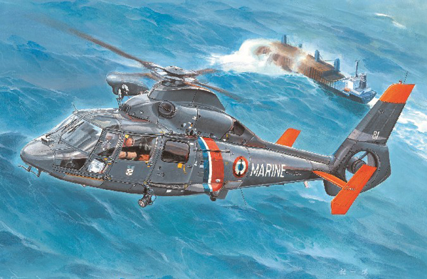 SA365N2 Dauphin 2 French Marine Helicopter