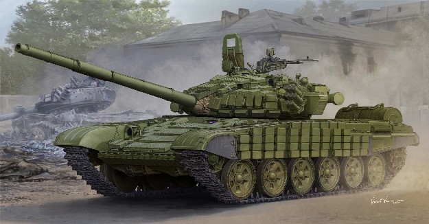 Russian T72B/B1 Main Battle Tank w/Kontakt-1 Reactive Armor