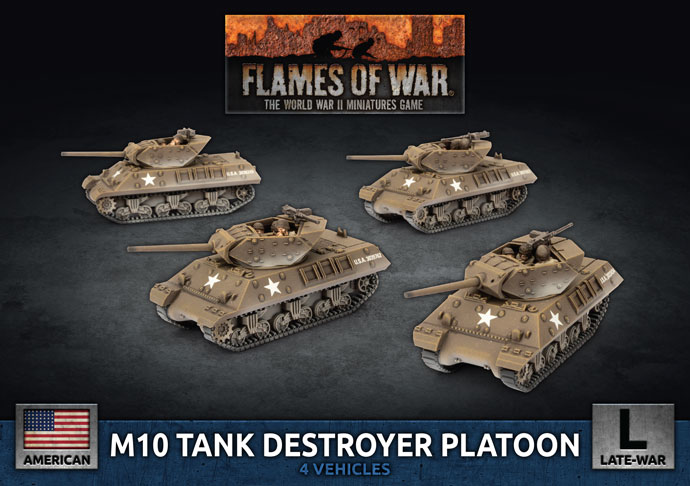 M10 Tank Destroyer Platoon (Plastic)