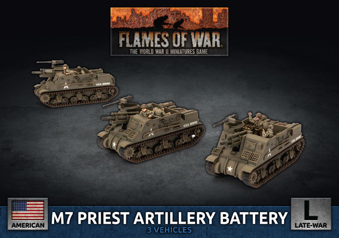 M7 Priest Artillery Battery (Plastic)