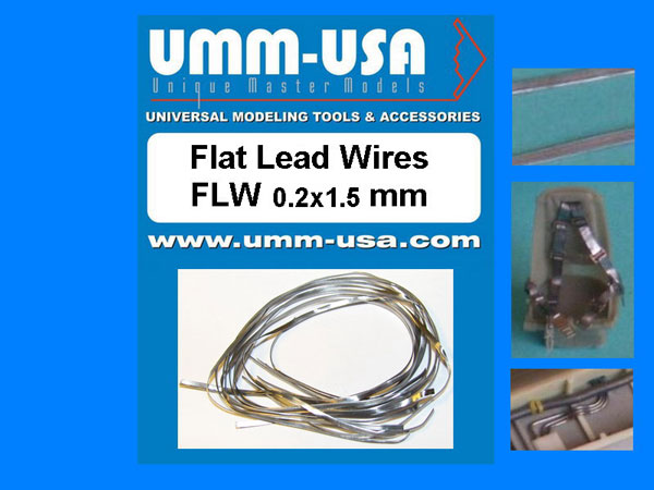 Flat Lead Wires 0.2 X 1.5mm