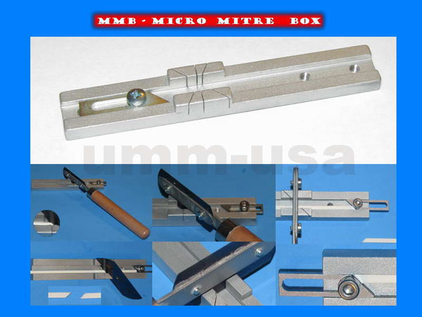 Micro Mitre Box - for MINI Saw Blades