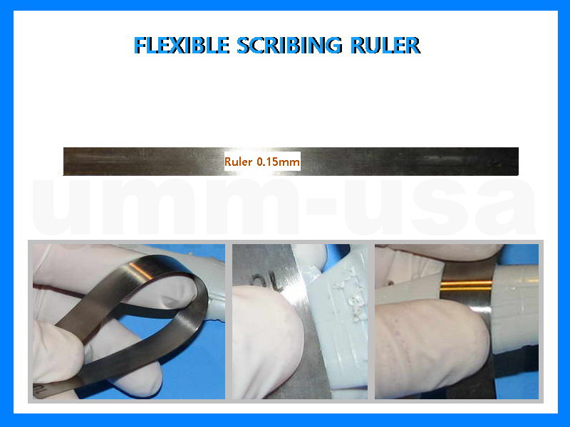 UMM Modeling Flexible Scribing Ruler 0.15mm (VS.C) 6 1/2