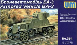 Soviet Armored Vehicle BA-3 (Railway Version)