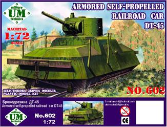 Armored Self-Propelled Railroad Car DT45