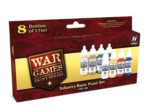 Vallejo War Games Paint Series - WWII Infantry Basic