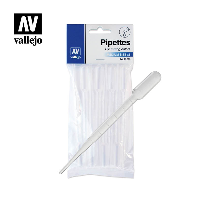 Pipettes Medium x 8