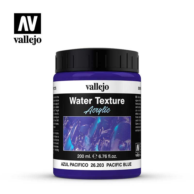 Vallejo Water Effects- Pacific Blue Water 200ml.