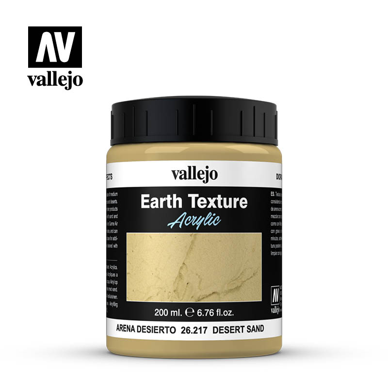 Vallejo Earth Textures- Desert Sand 200ml.