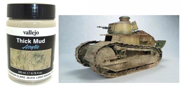 Light Brown Thick Mud Weathering Effect 200ml Bottle