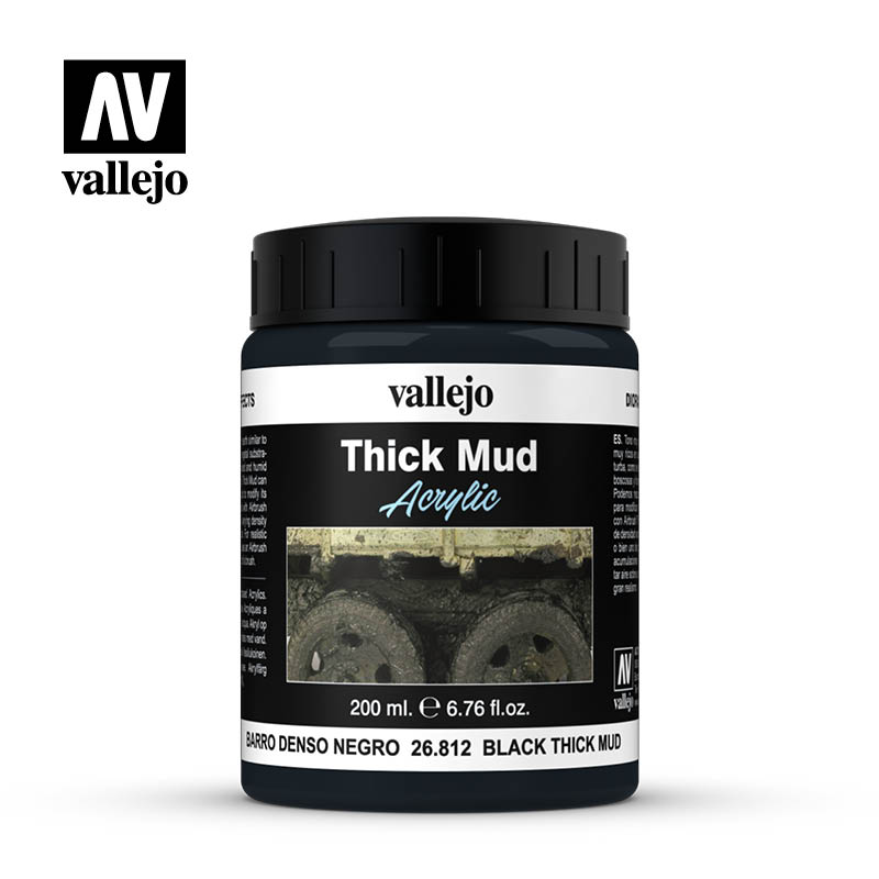 Black Thick Mud Weathering Effect 200ml Bottle