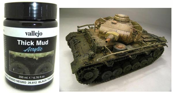 Black Thick Mud Weathering Effect 200ml Bottle
