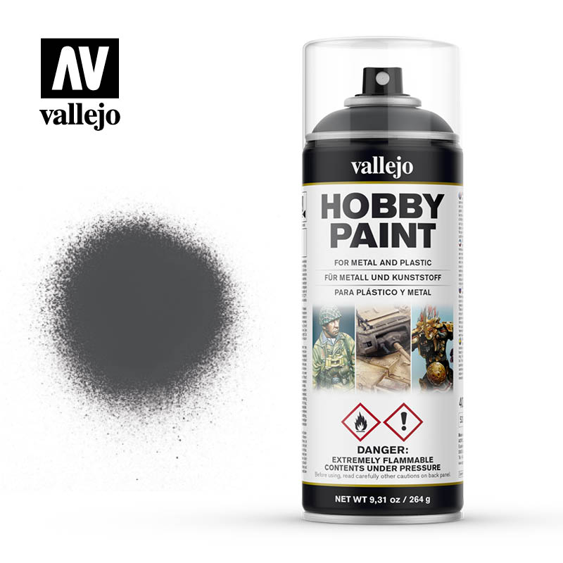Vallejo Hobby Paint - Panzer Grey 400ml Spray Can