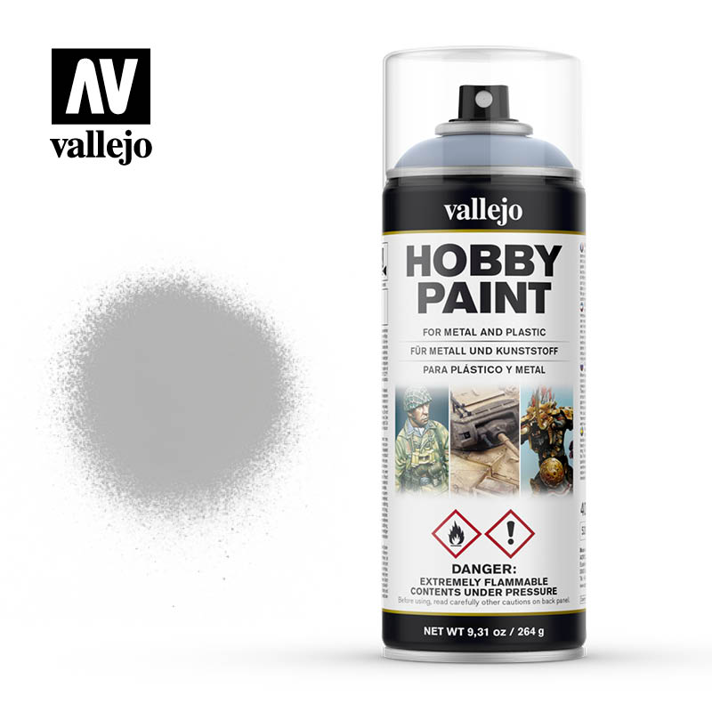 Vallejo Hobby Paint - Grey 400ml Spray Can