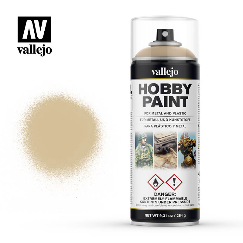 Vallejo Hobby Paint - Bonewhite 400ml Spray Can