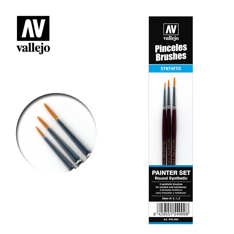 The Painters Set- Round Toray Brushes