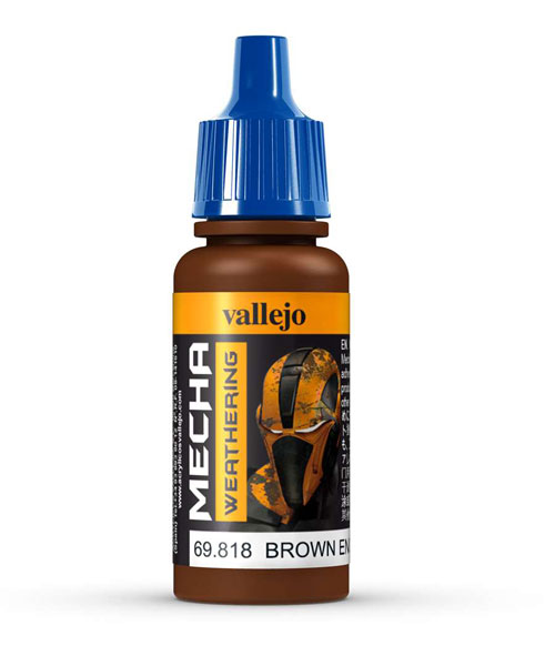 Mecha Color Brown Engine Soot (Matt) 17ml Bottle