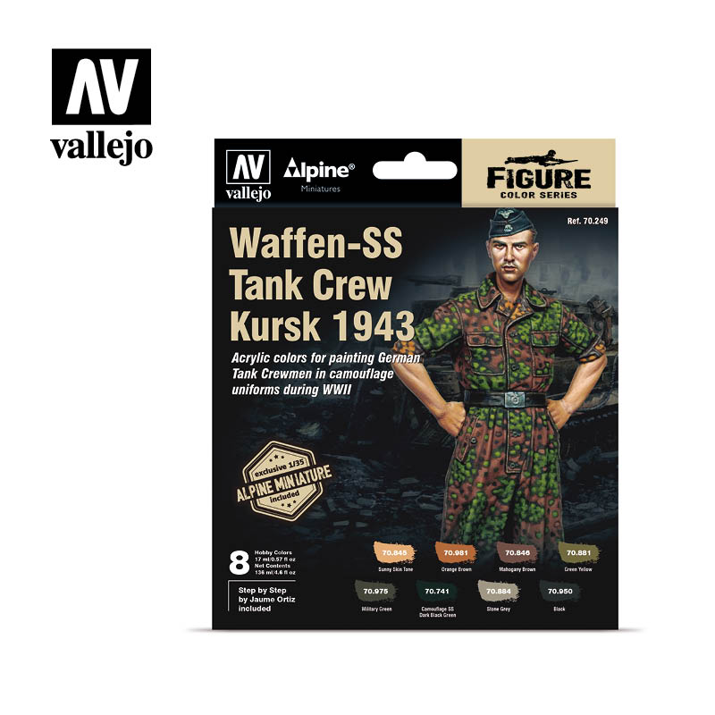 Waffen SS Tank Crew Kursk 1943 Paint Set