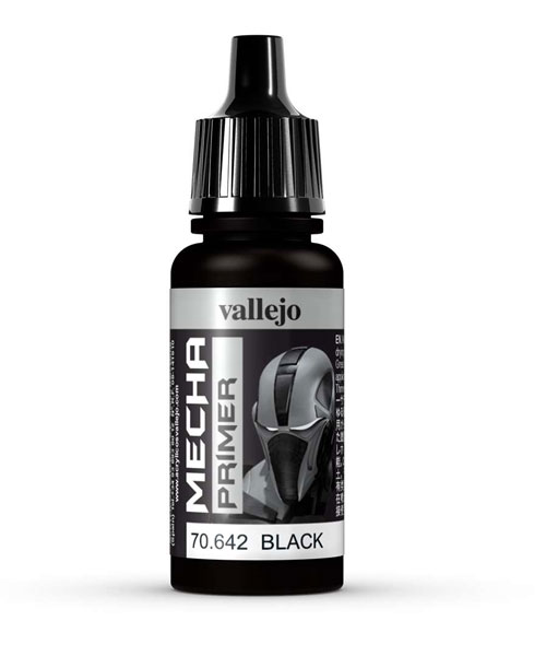 Mecha Color Black Primer 17ml Bottle