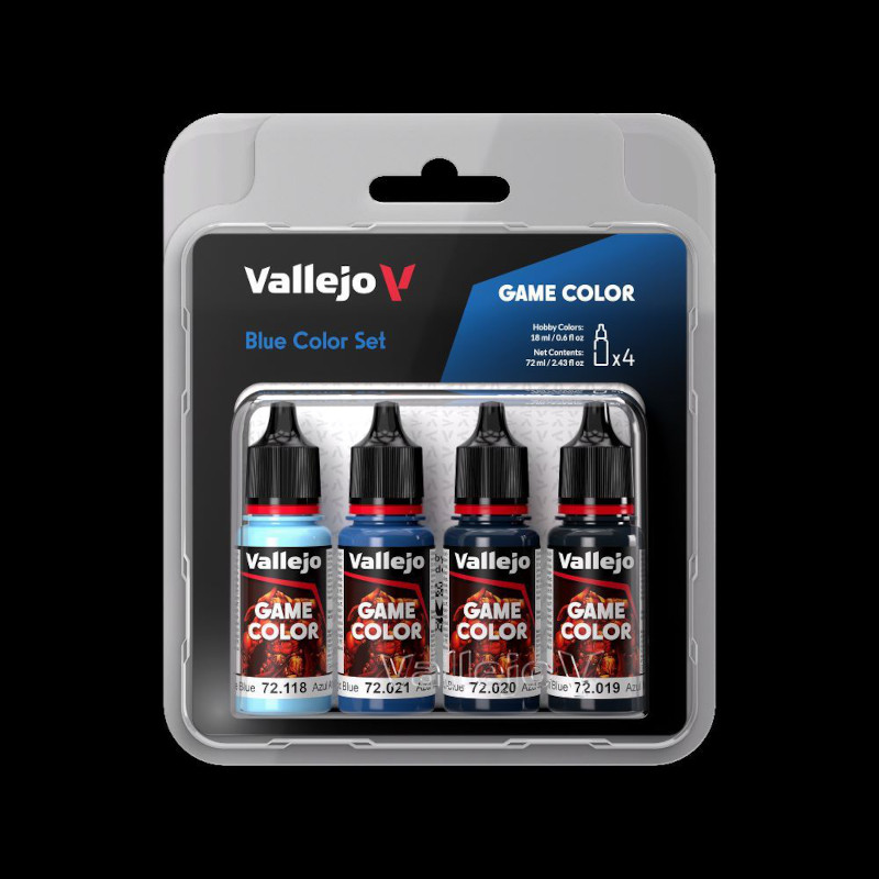 Blue Game Color Paint Set