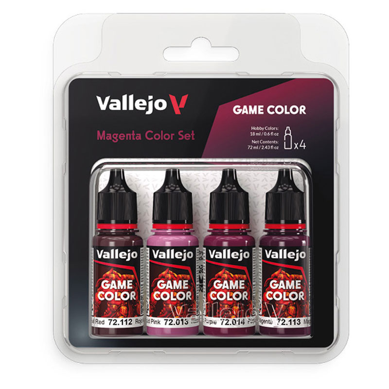 Vallejo Game Color Magenta Color Set