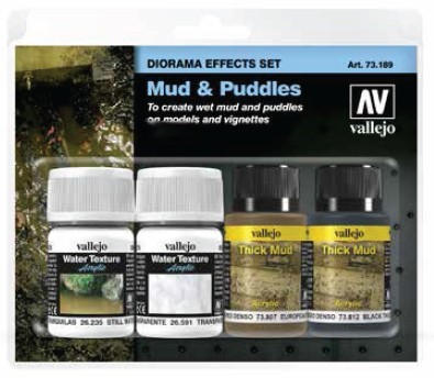 Mud & Puddles Diorama Effect Paint Set