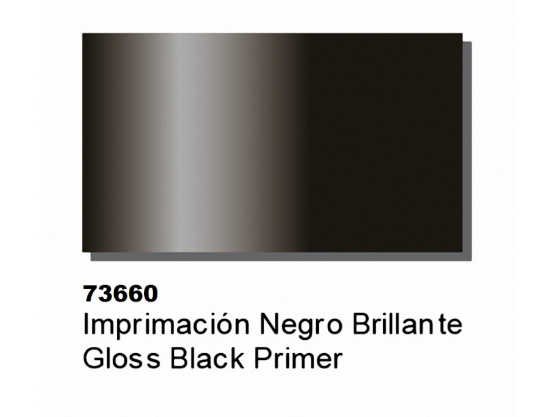 Vallejo Metal Color: Gloss Black Primer 60ml Bottle