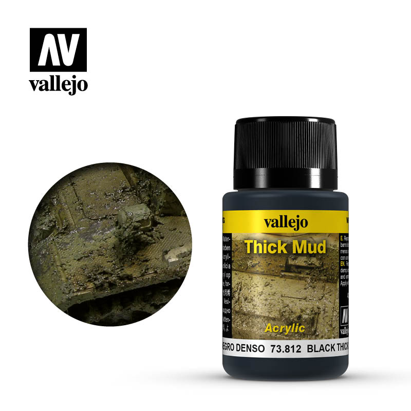 Black Thick Mud Weathering Effect 40ml Bottle