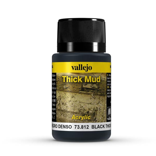 Black Thick Mud Weathering Effect 40ml Bottle