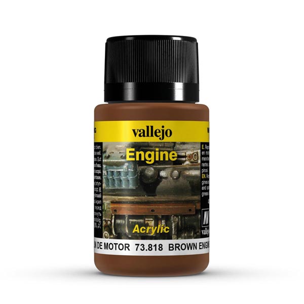 Brown Engine Soot Weathering Effect 40ml Bottle