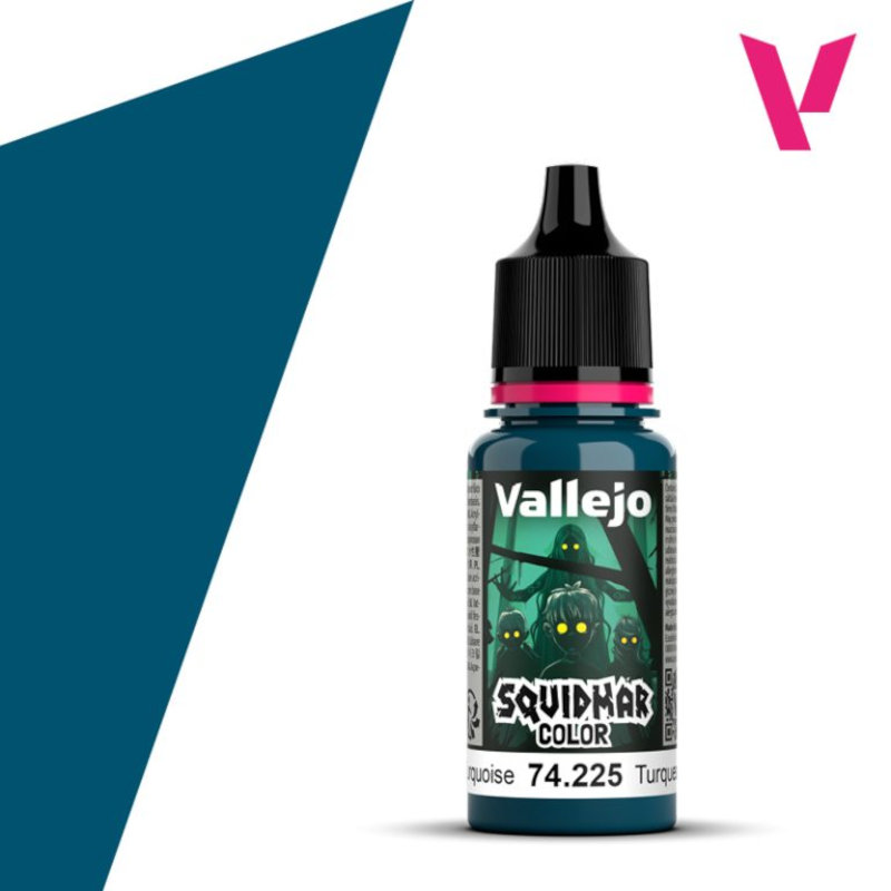 Vallejo Squidmar Color Ghastly Turquoise