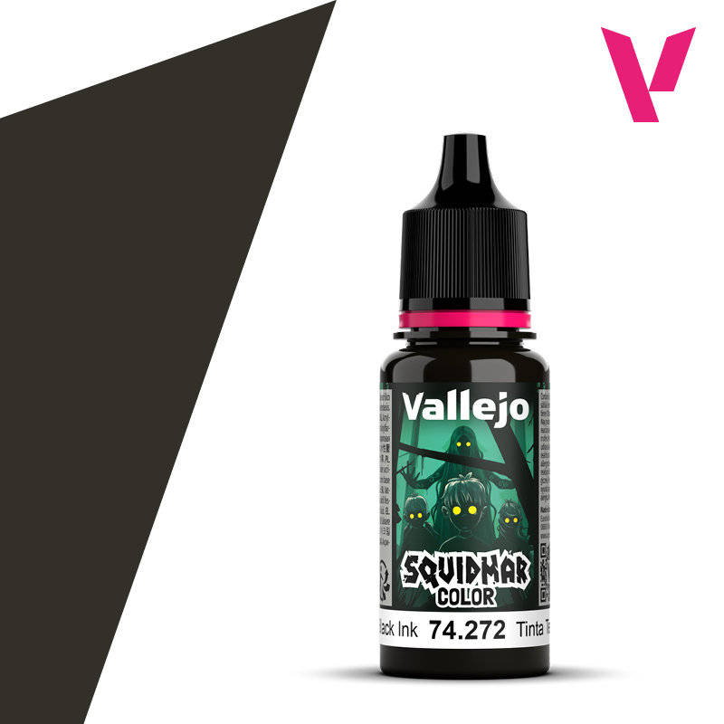 Vallejo Squidmar Color Pitch Black Ink