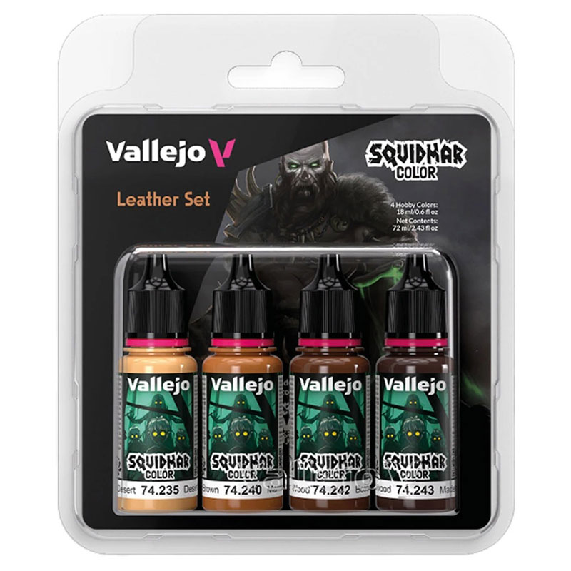 Vallejo Squidmar Color Leather Set