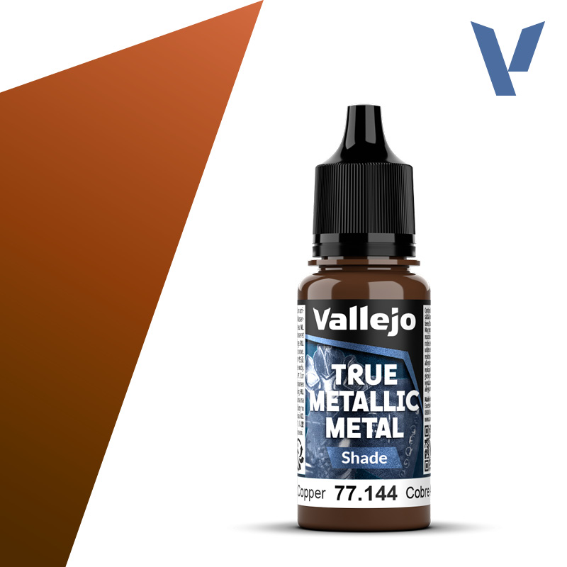Vallejo True Metallic Metal Ancient Copper (Shade) (18ml)