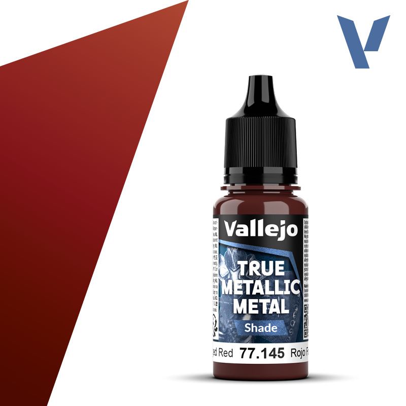 Vallejo True Metallic Metal Forged Red (Shade) (18ml)
