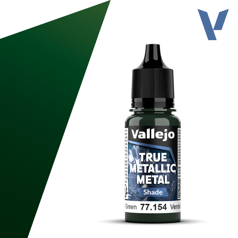 Vallejo True Metallic Metal Dusken Green (Shade) (18ml)