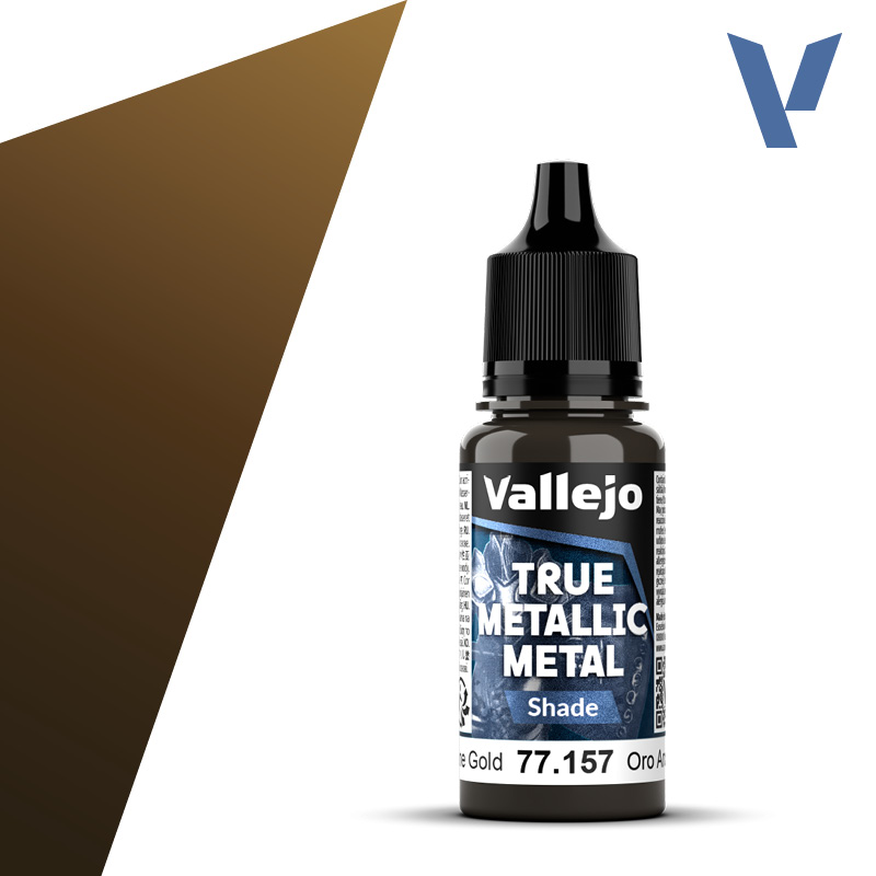Vallejo True Metallic Metal Arcane Gold (Shade) (18ml)