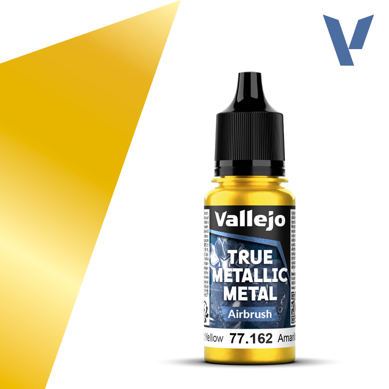 Vallejo True Metallic Metal Radiant Yellow (Air) (18ml)