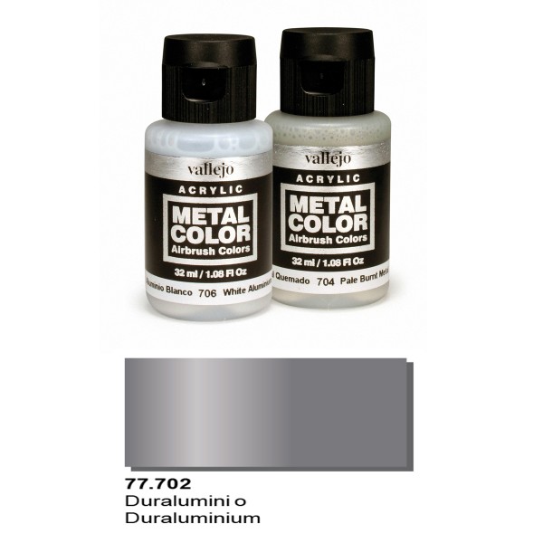 Vallejo Metal Color: Duraluminum Metal Color 32ml Bottle
