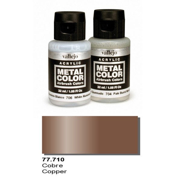 Vallejo Metal Color: Copper Metal Color 32ml Bottle
