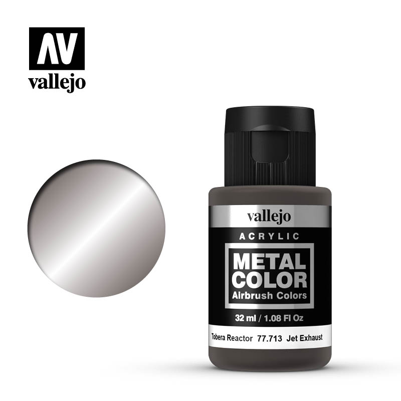 Vallejo Metal Color: Jet Exhaust Metal Color 32ml Bottle