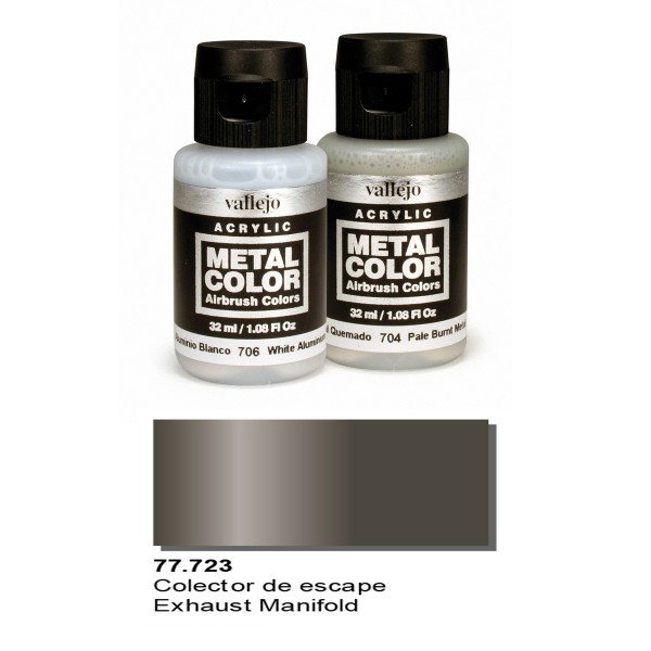 Vallejo Metal Color: Exhaust Manifold Metal Color 32ml Bottle
